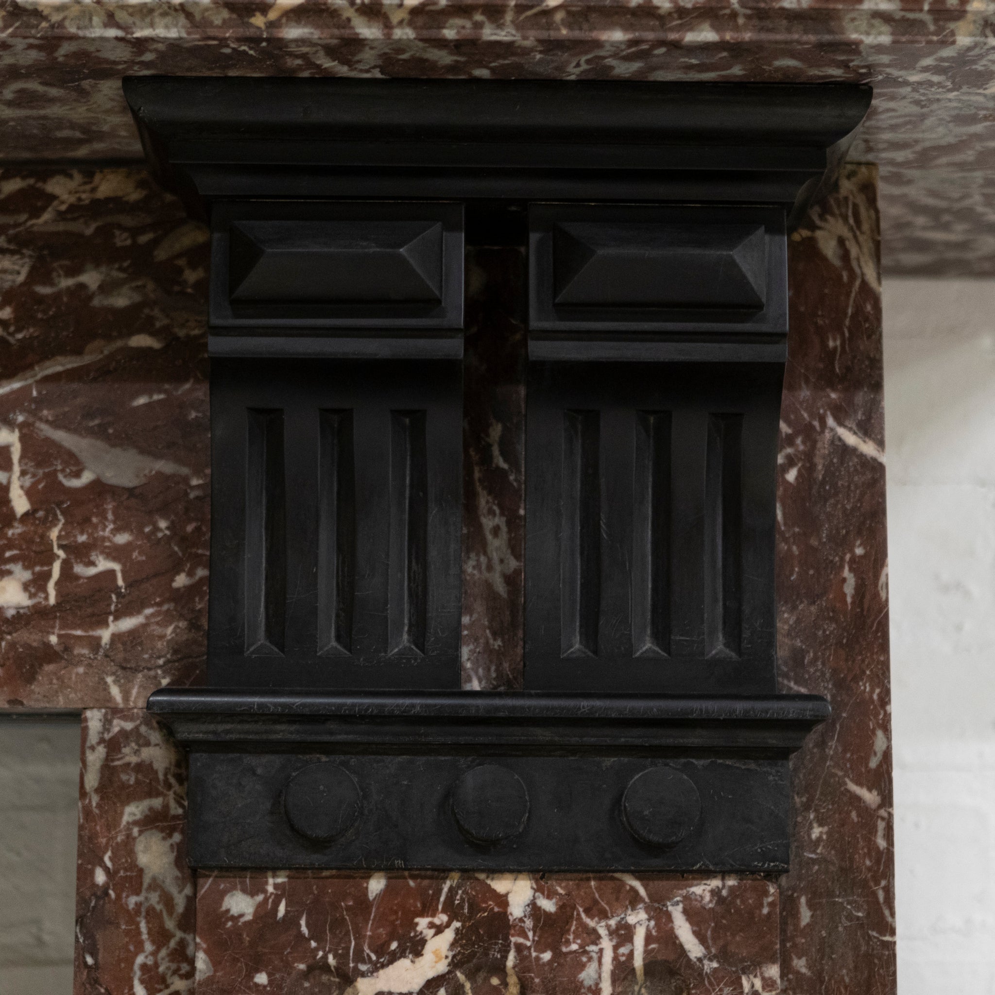 Antique Rouge Color Large Antique Rouge Royal Red Marble Fireplace Surround - The ...