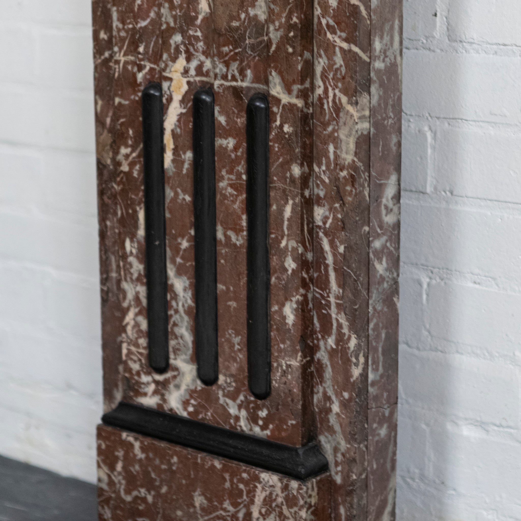 Antique Rouge Color Large Antique Rouge Royal Red Marble Fireplace Surround - The ...