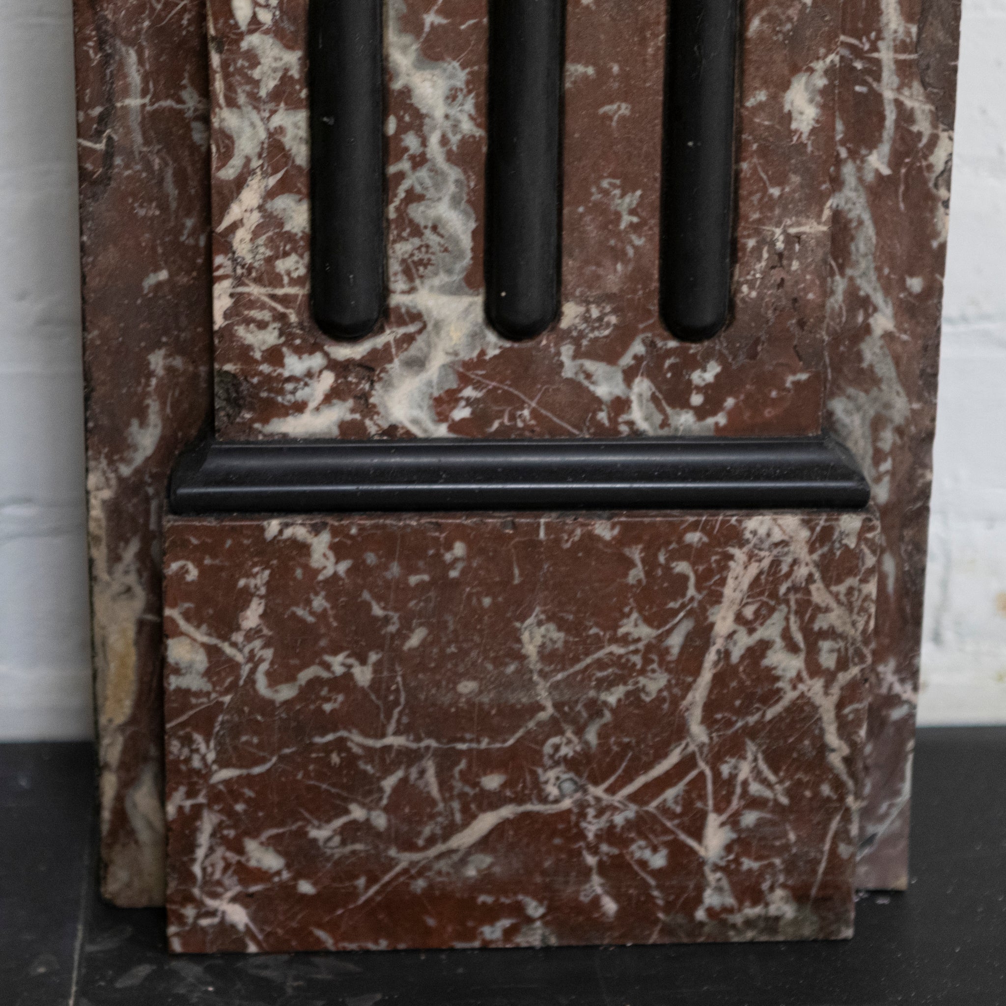 Antique Rouge Color Large Antique Rouge Royal Red Marble Fireplace Surround - The ...
