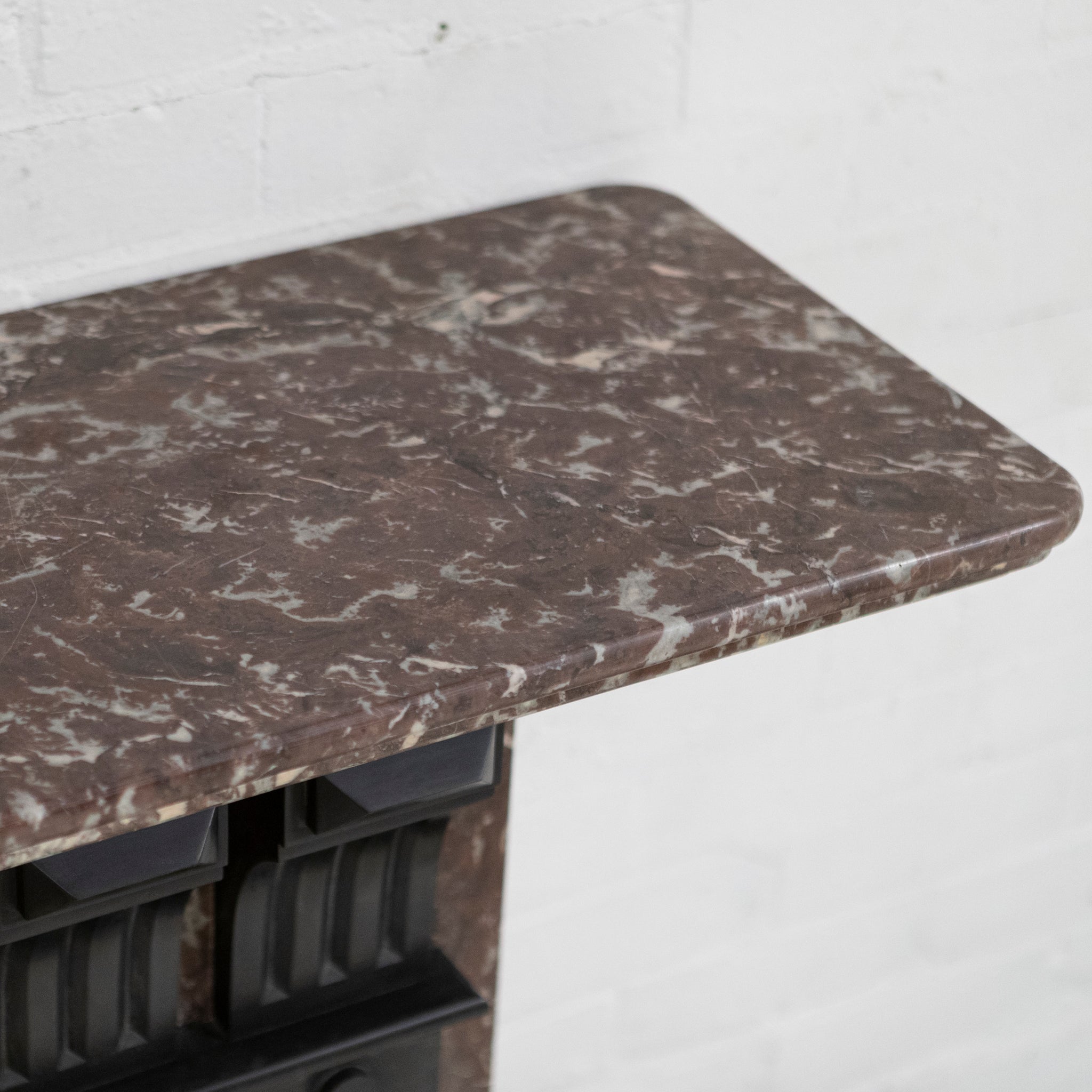 Antique Rouge Large Antique Rouge Royal Red Marble Fireplace Surround - The ...