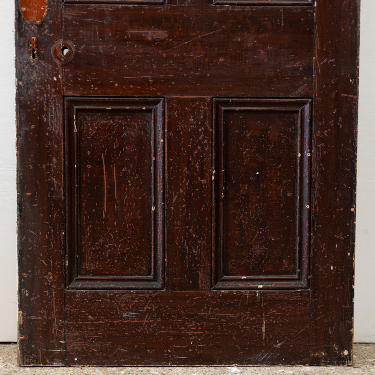 Antique Reclaimed Victorian 4 Panel Door - 204cm x 85.5cm | The Architectural Forum