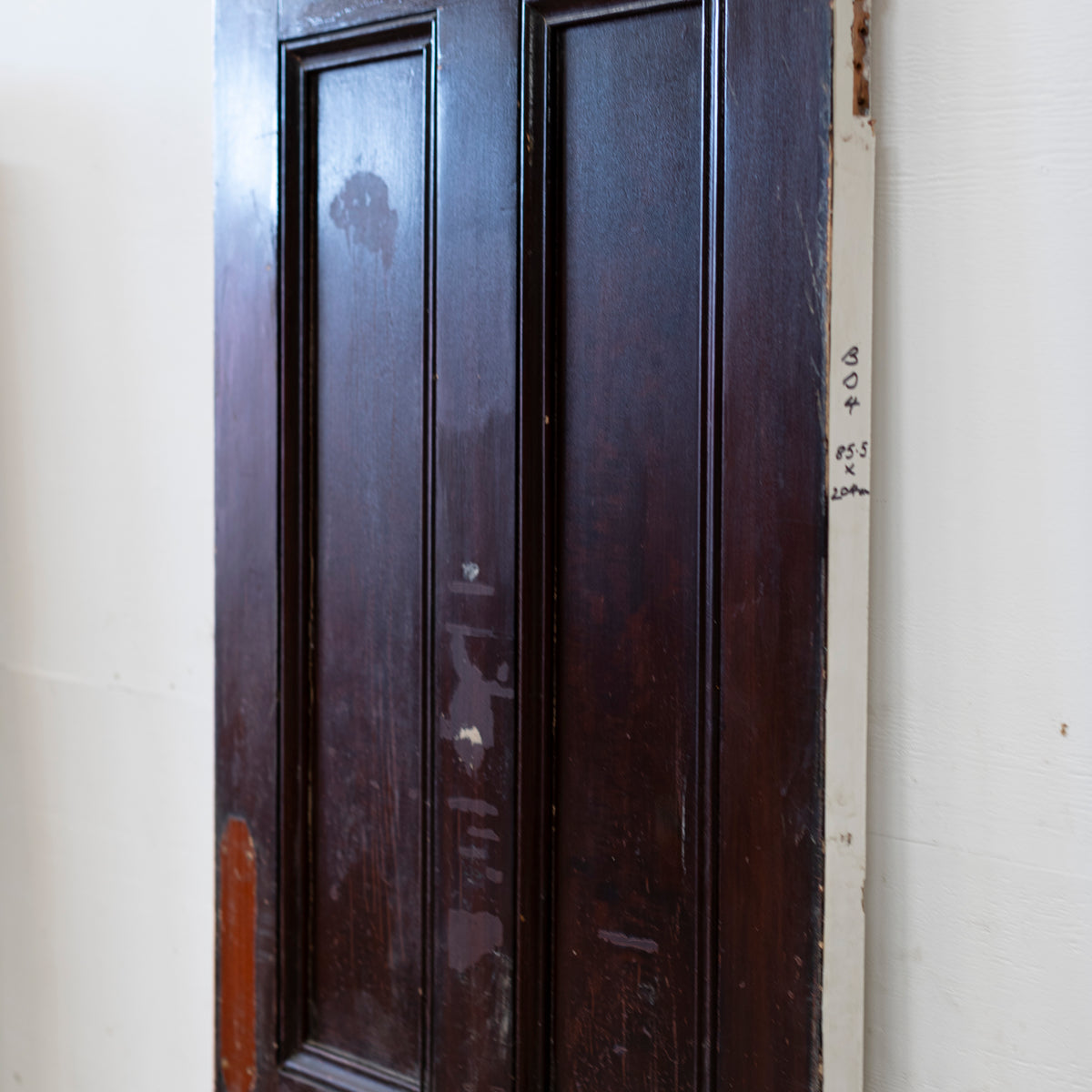 Antique Reclaimed Victorian 4 Panel Door - 204cm x 85.5cm | The Architectural Forum