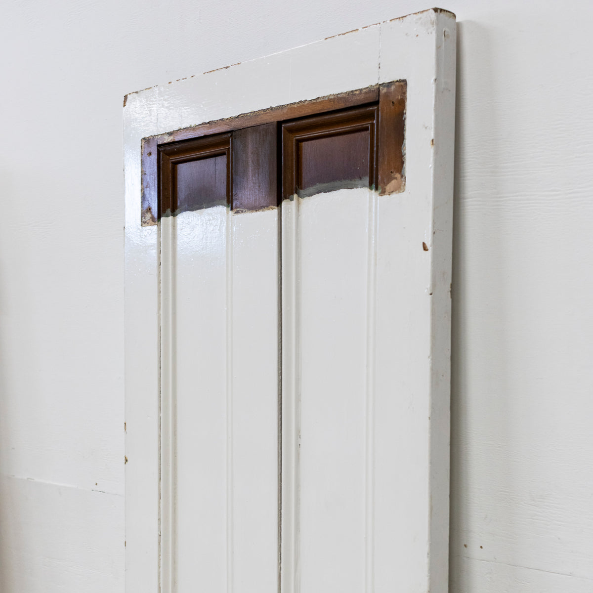 Antique Reclaimed Victorian 4 Panel Door - 200cm x 80.5cm | The Architectural Forum