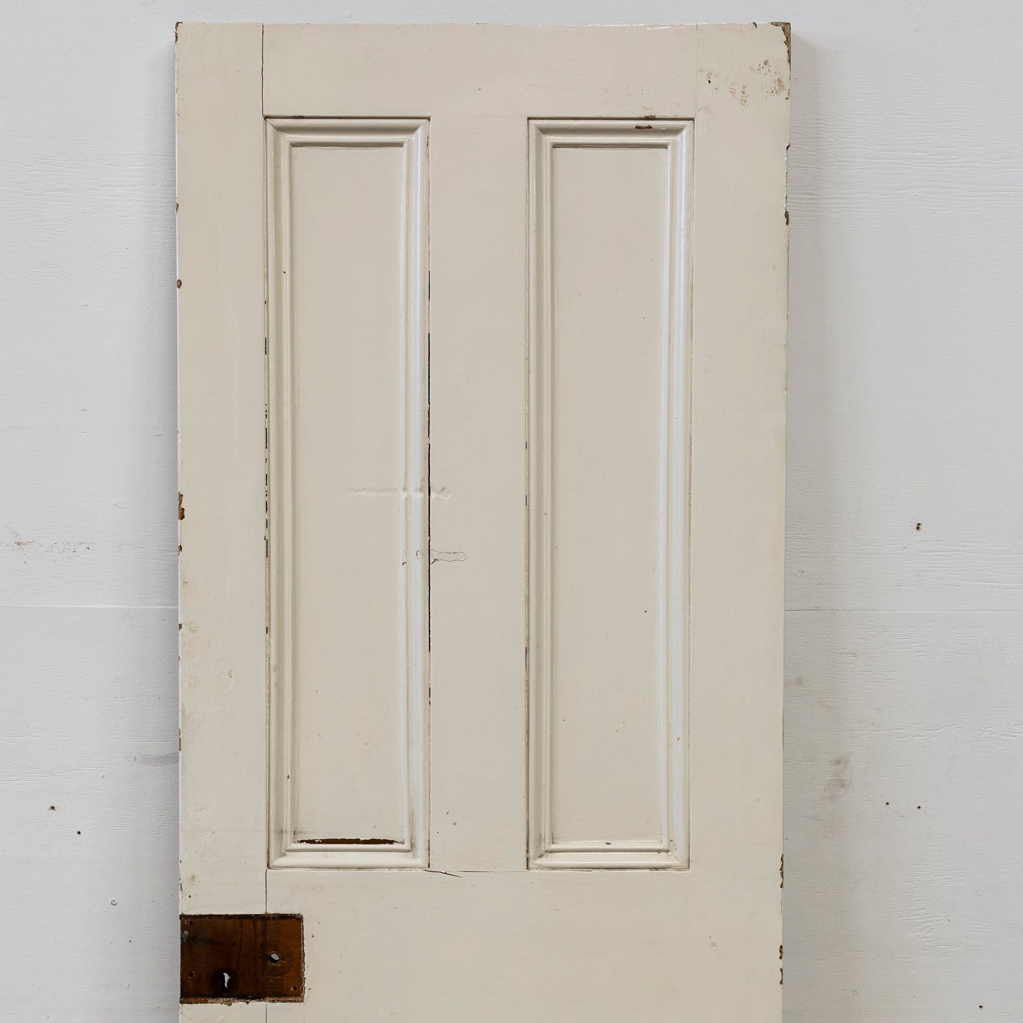 Antique Reclaimed Victorian 4 Panel Door - 194.5cm x 75cm | The Architectural Forum
