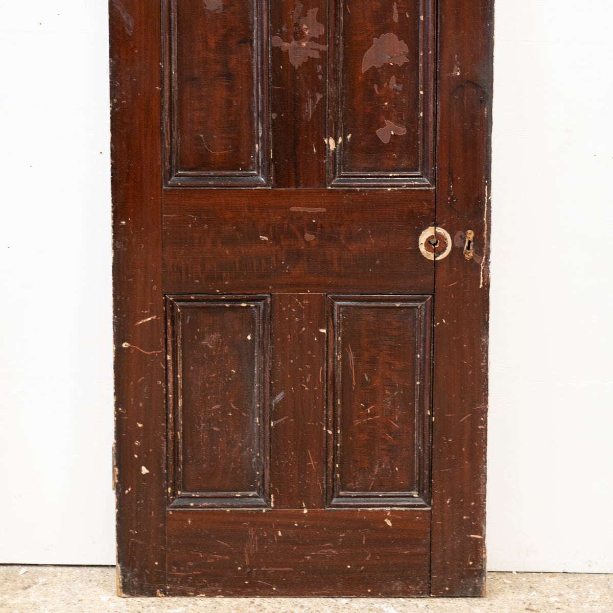 Antique Reclaimed Victorian 4 Panel Door - 200cm x 81cm | The Architectural Forum