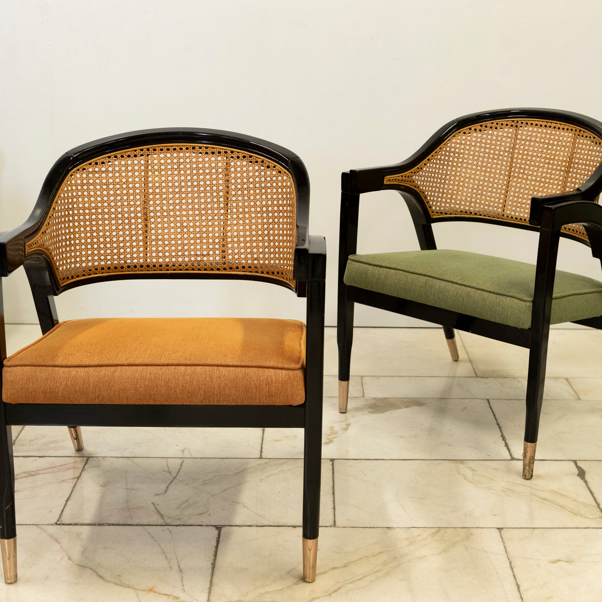 Reclaimed Set of 10 Mid Century Inspired Dining Chairs | Edward Wormley | The Architectural Forum