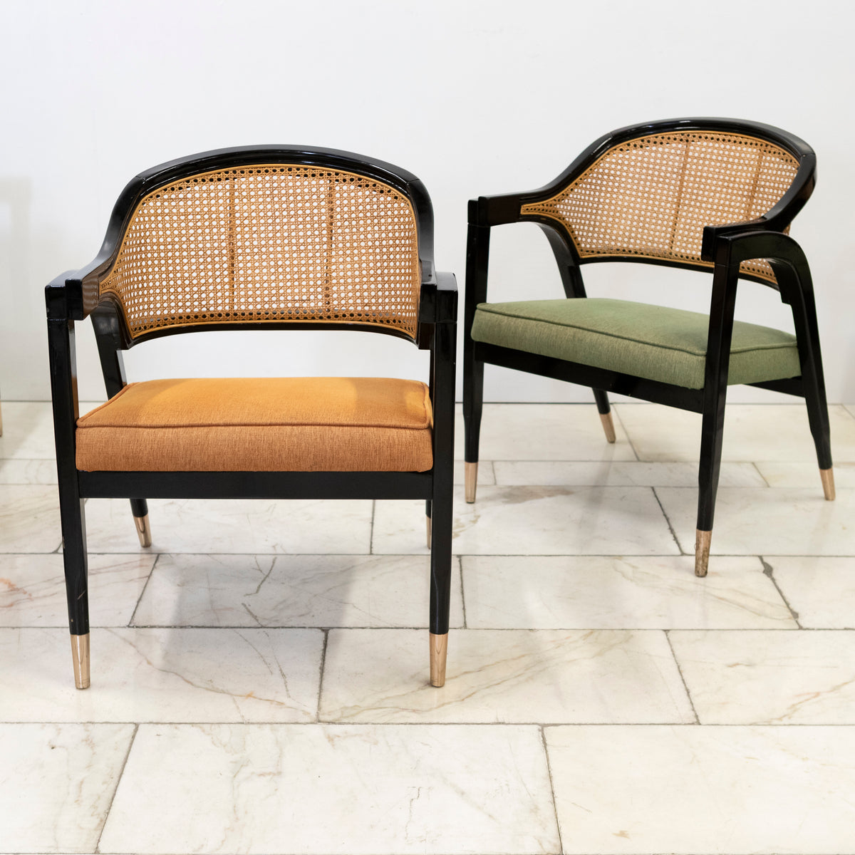 Reclaimed Set of 10 Mid Century Inspired Dining Chairs | Edward Wormley | The Architectural Forum