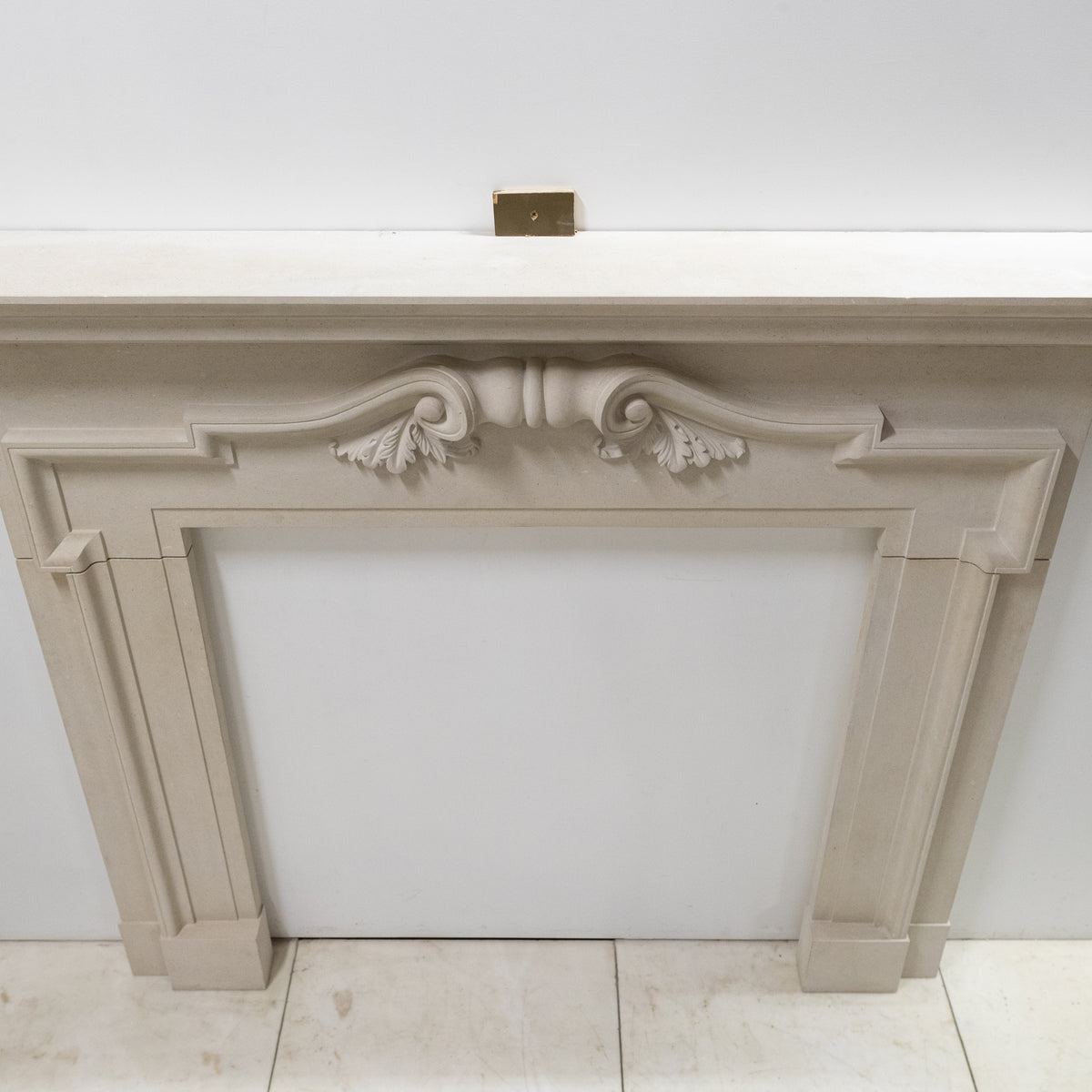 Reclaimed Carved Stone Baroque Chimneypiece