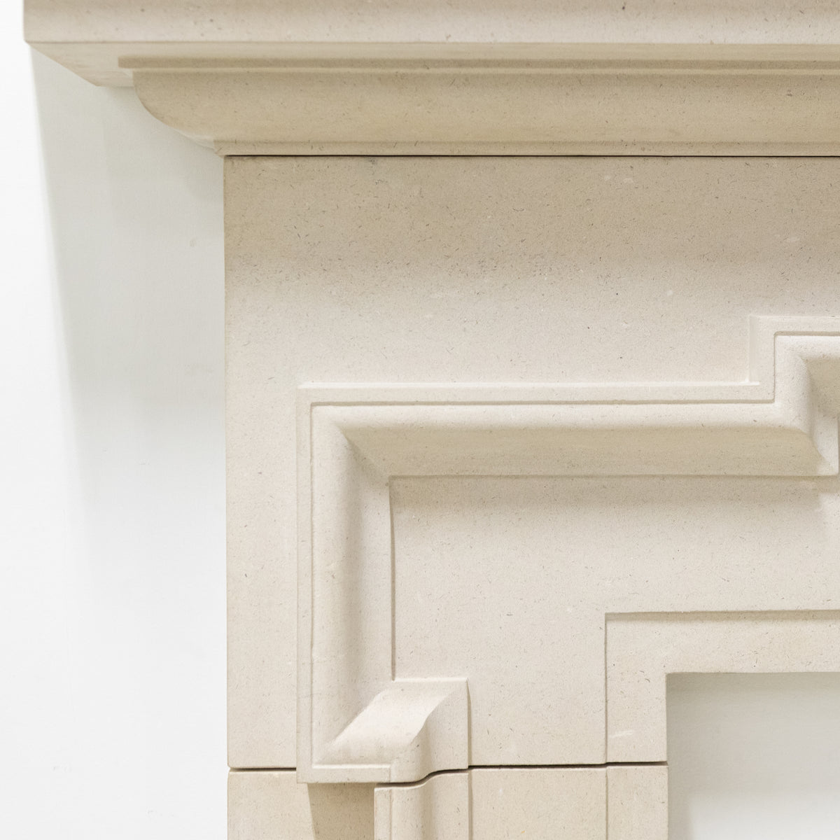 Reclaimed Carved Stone Baroque Chimneypiece