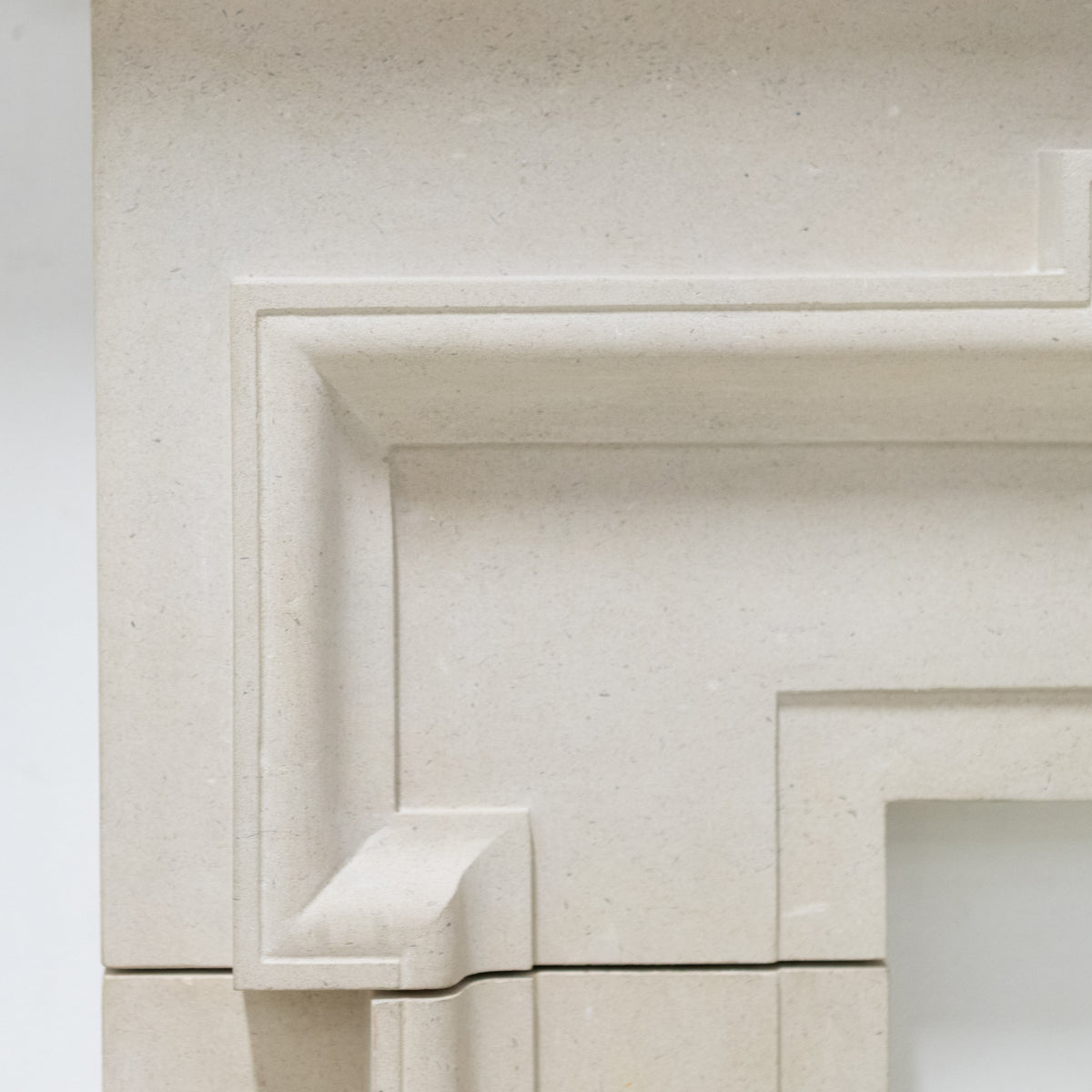 Reclaimed Carved Stone Baroque Chimneypiece
