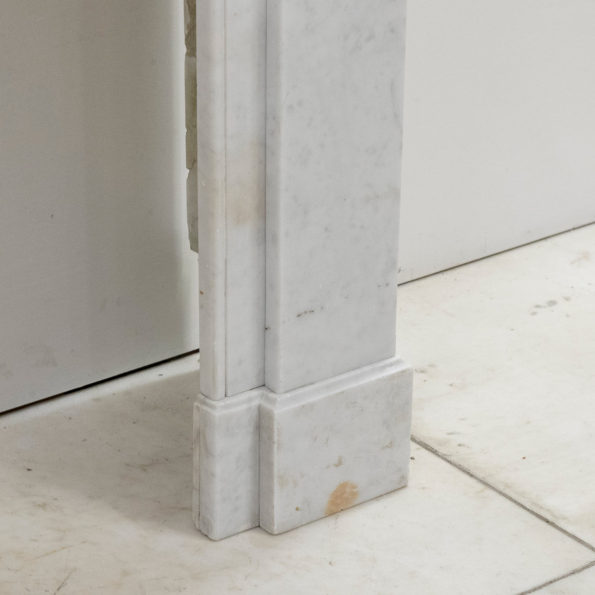 Antique Carrera Marble Fireeplace Surround with Corbels | The Architectural Forum