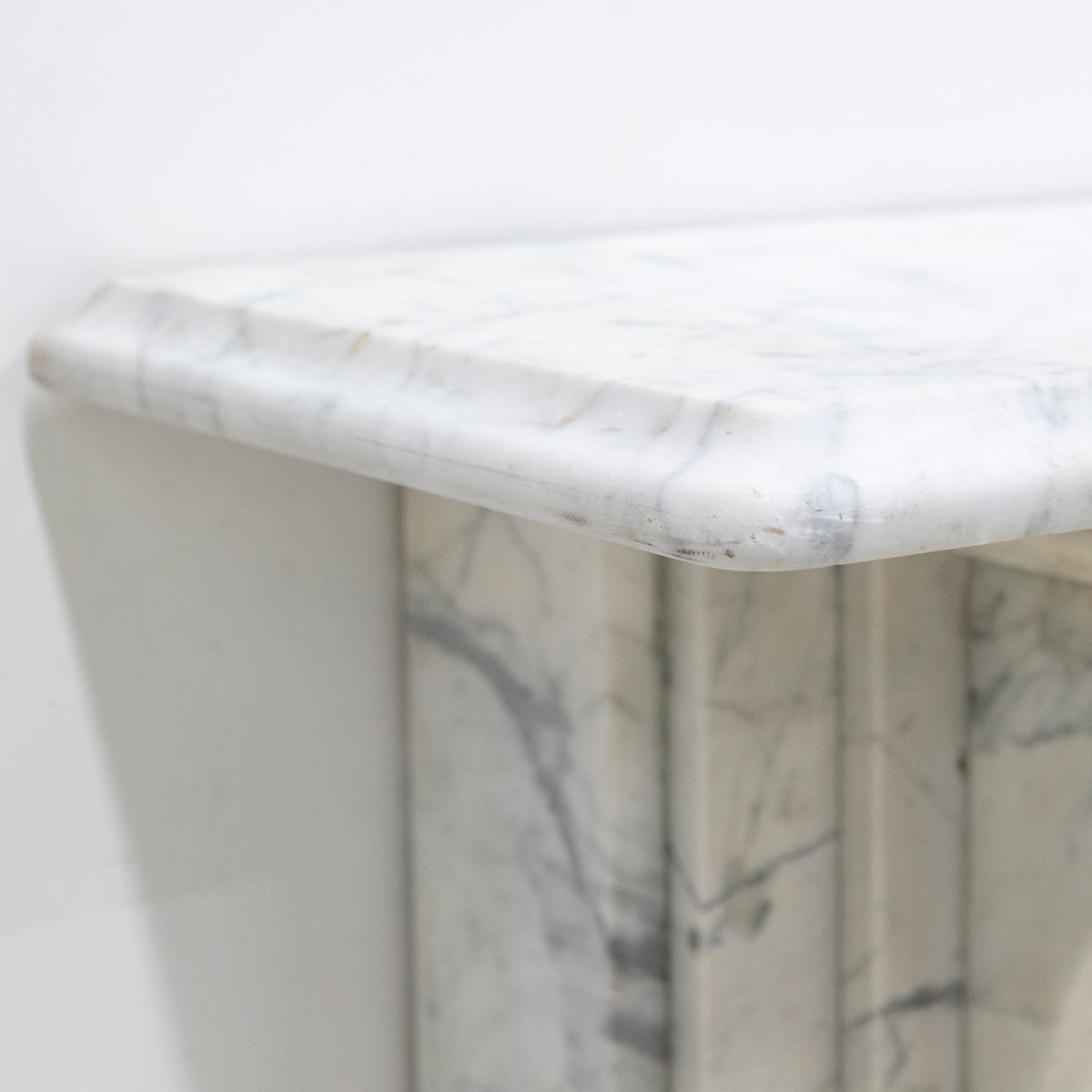 Large Antique Victorian Marble Surround with Corbels