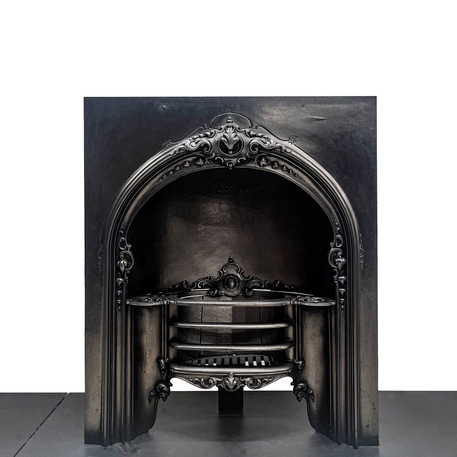 Antique Early Victorian Cast Iron Arched Insert | The Architectural Forum