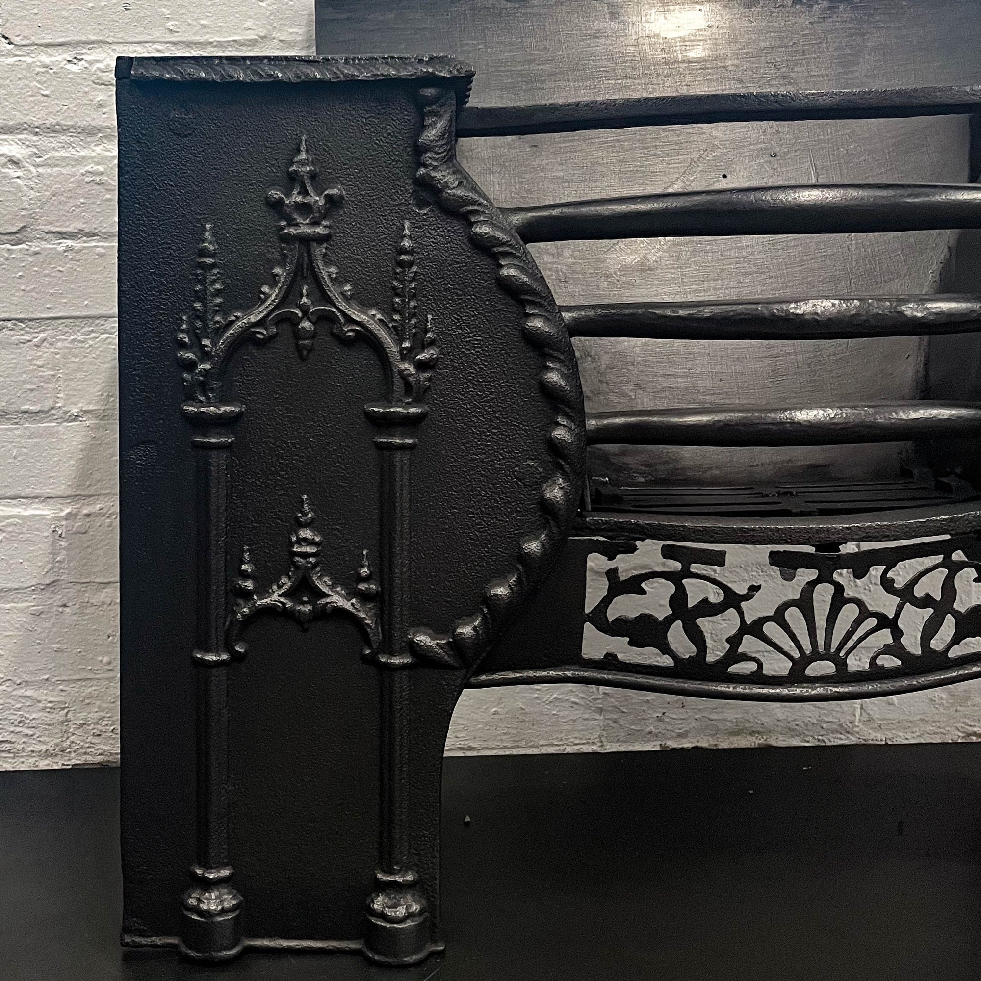 Mid 19th Century Victorian Gothic Revival Hob Grate | The Architectural Forum