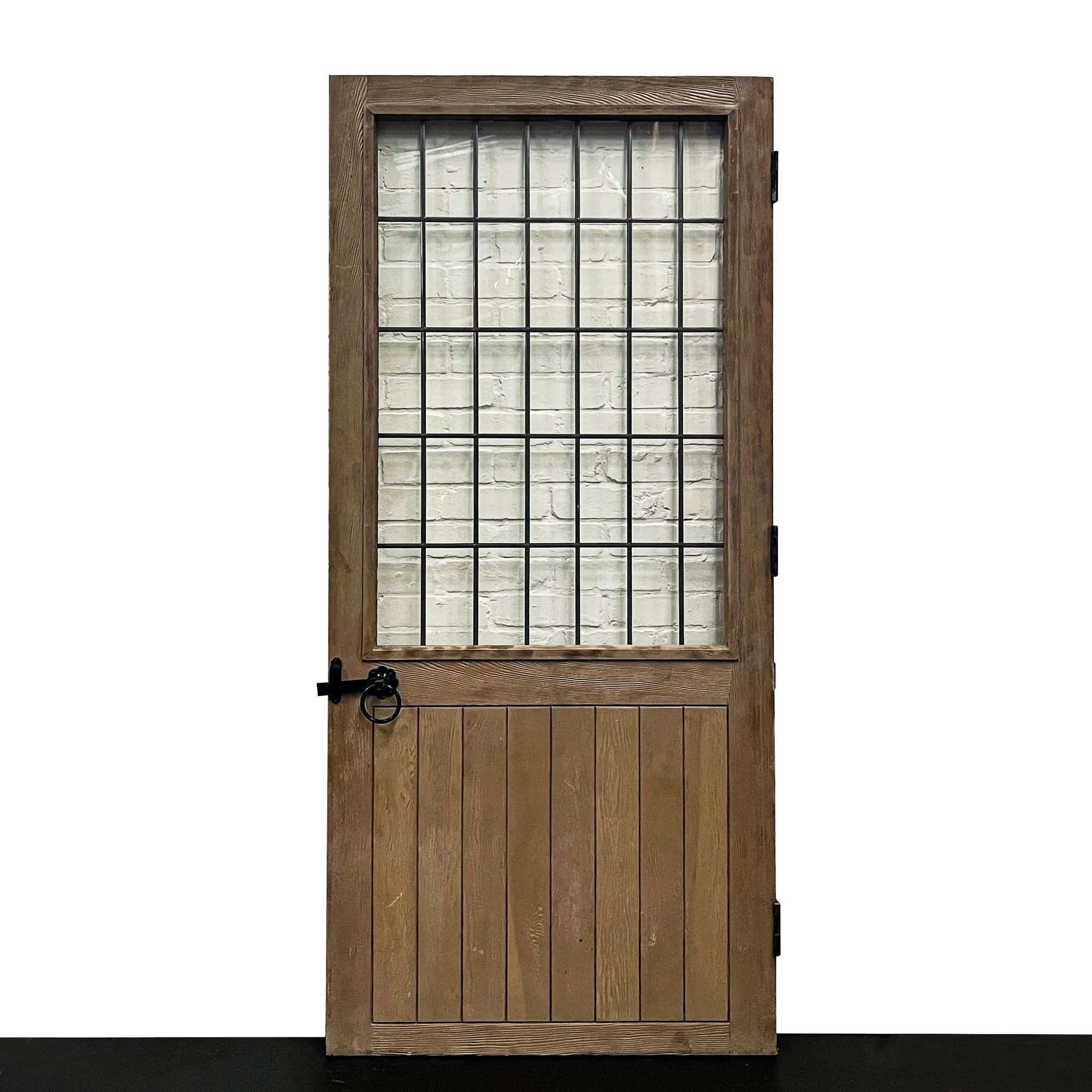 Antique Victorian Glazed Latch Door - 195cm x 88.5cm | The Architectural Forum