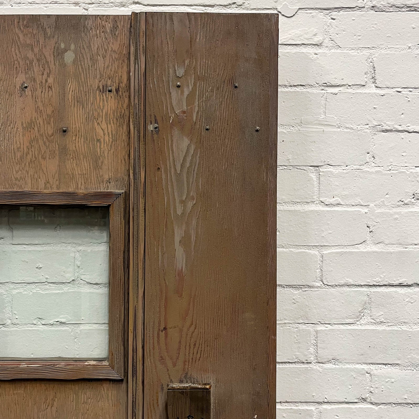 Antique Victorian Glazed Latch Door - 199cm x 86cm | The Architectural Forum