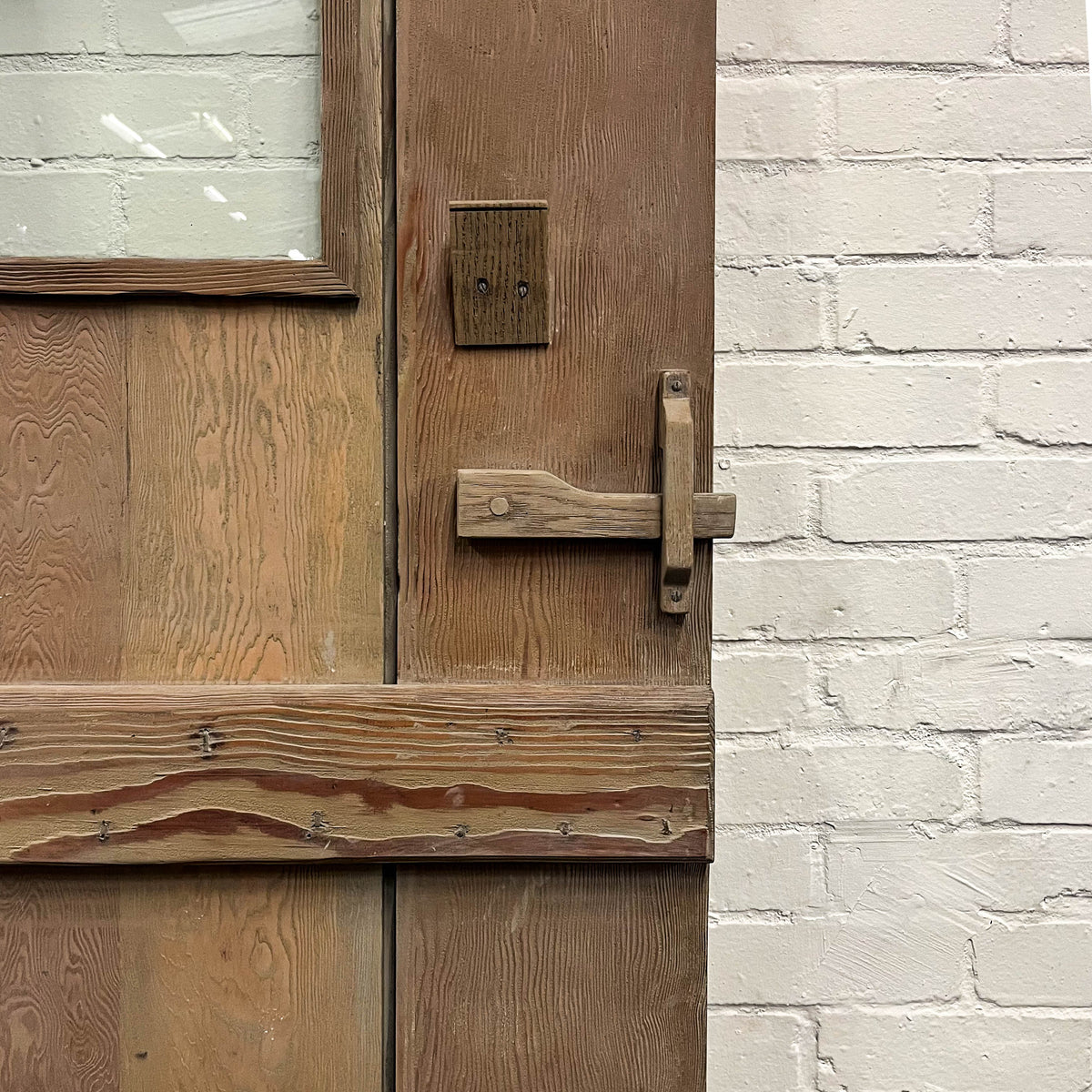 Antique Victorian Latch Glazed Door - 196.5cm x 85cm | The Architectural Forum