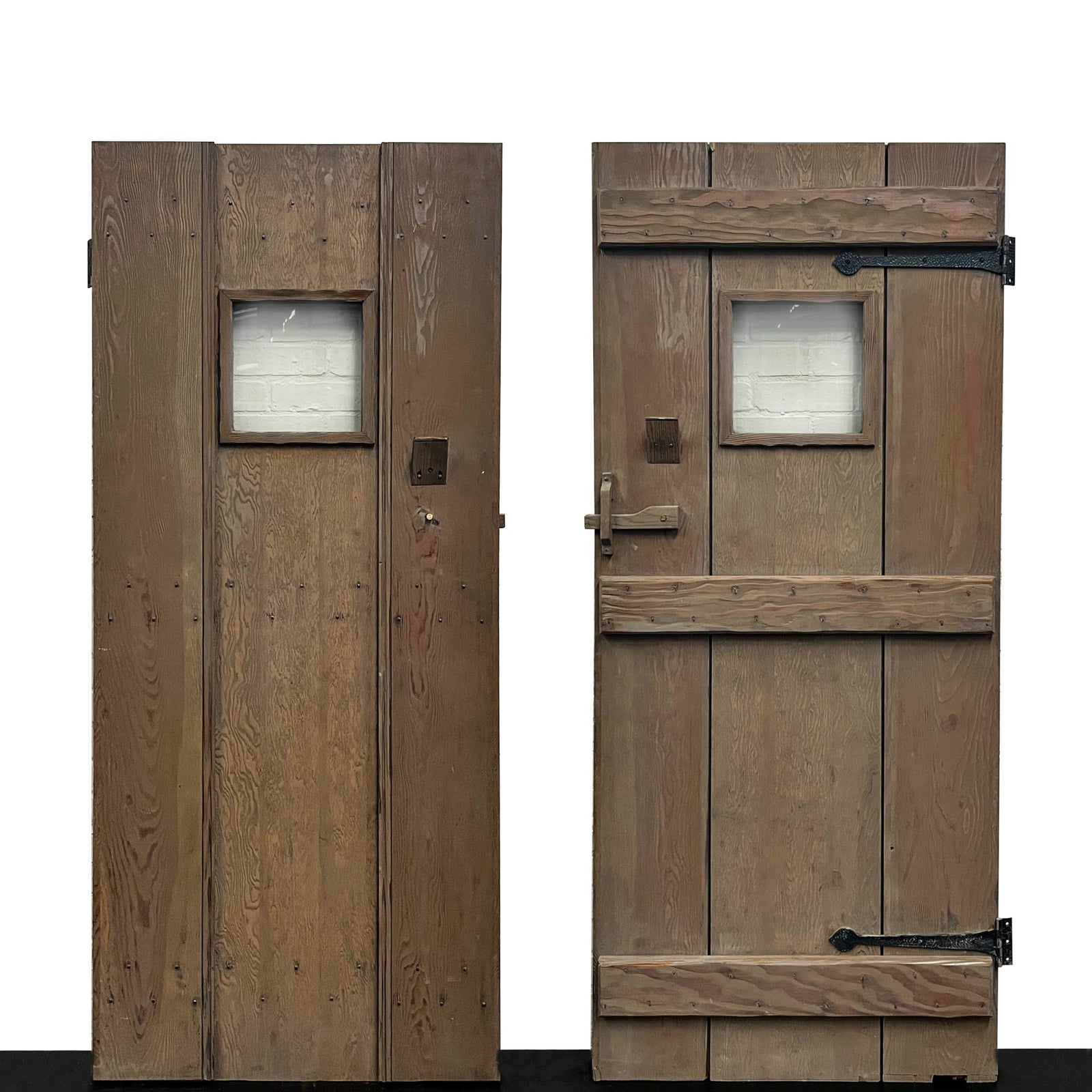 Antique Victorian Glazed Latch Door - 199cm x 86cm | The Architectural Forum