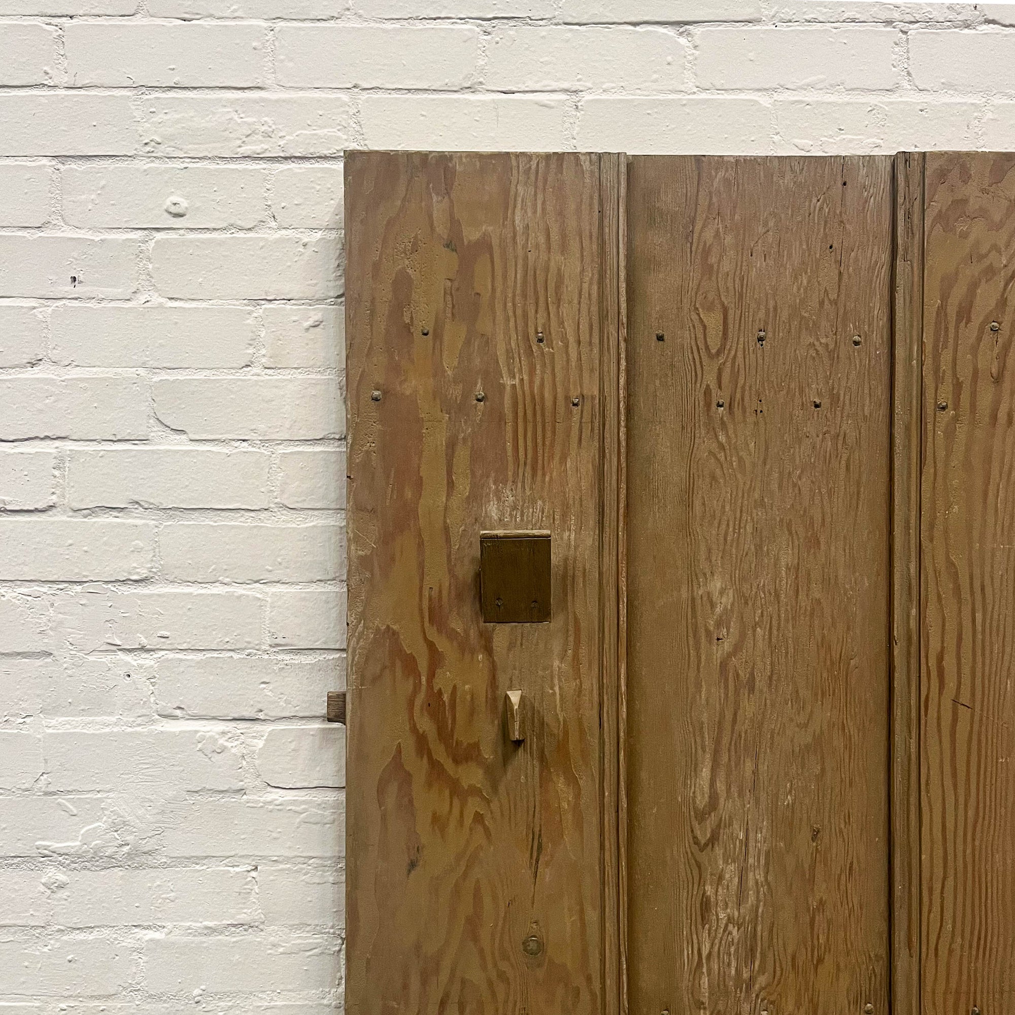 Antique Victorian Pine Latch Door - 187.5cm x 86cm | The Architectural Forum