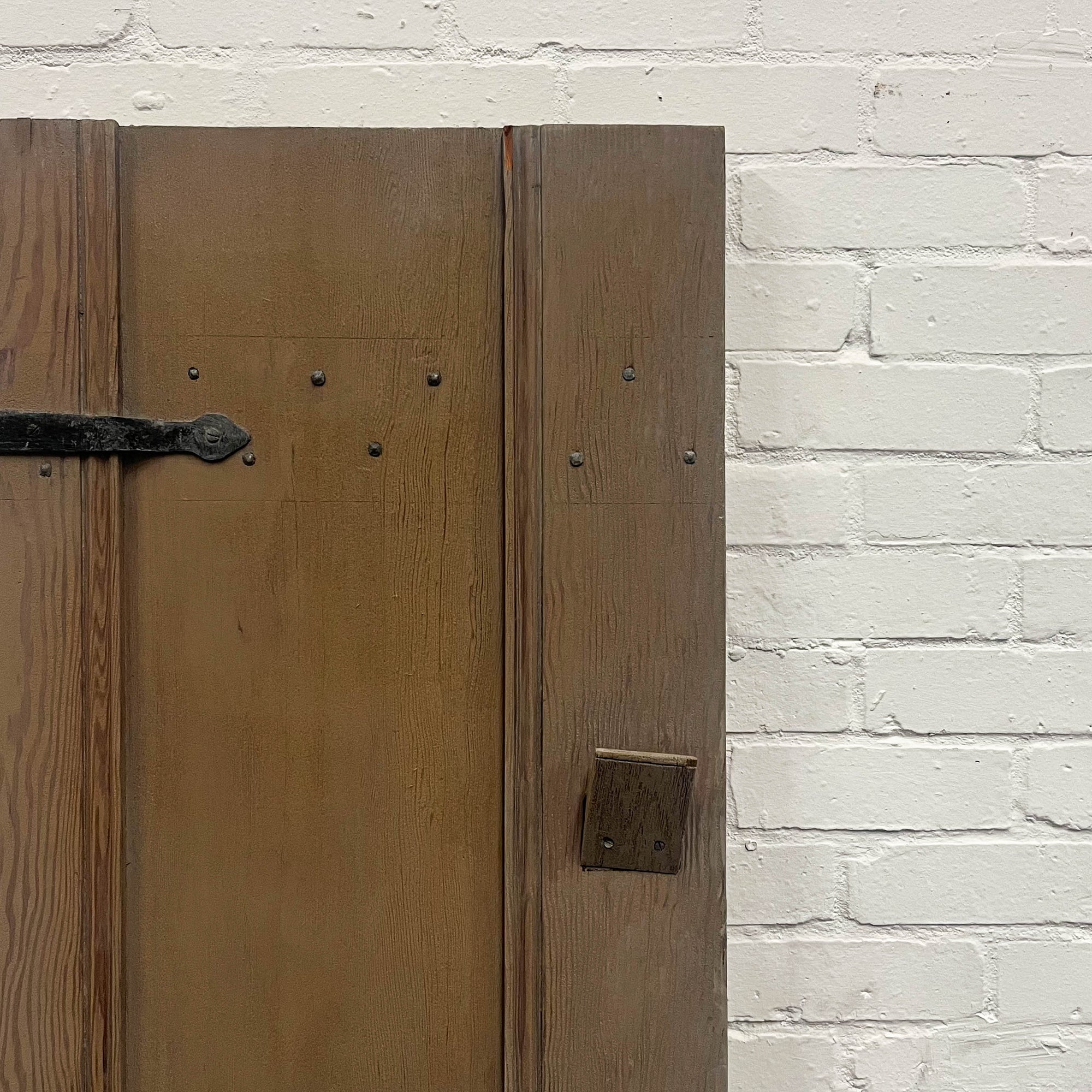 Antique Victorian Pine Latch Door - 174.5cm x 60.5cm | The Architectural Forum