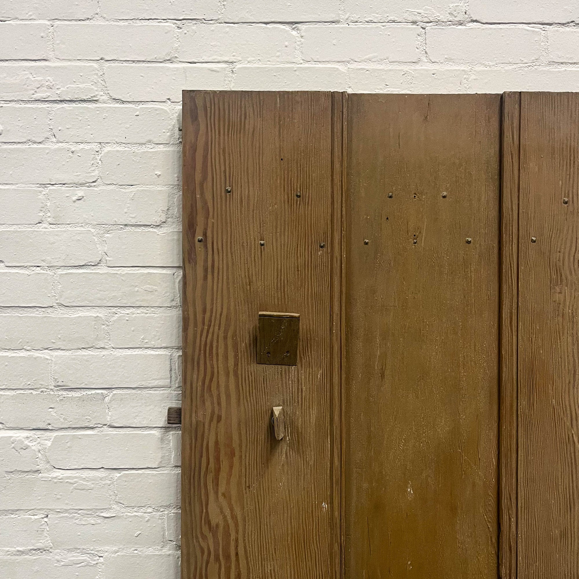 Antique Victorian Pine Latch Door - 189.5cm x 86cm | The Architectural Forum