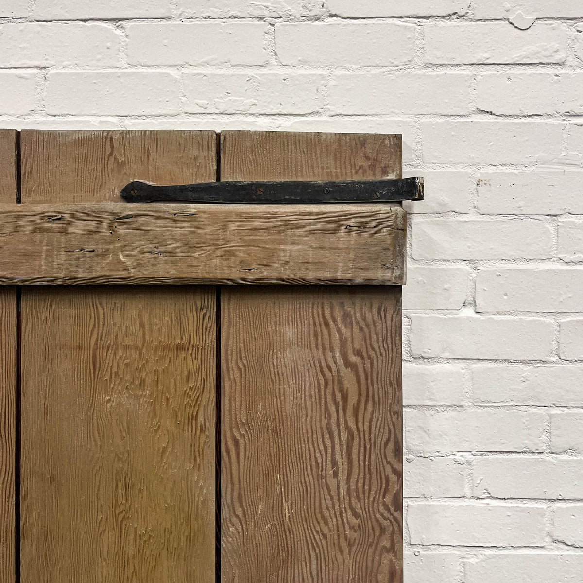 Antique Victorian Pine Latch Door - 186cm x 85cm | The Architectural Forum
