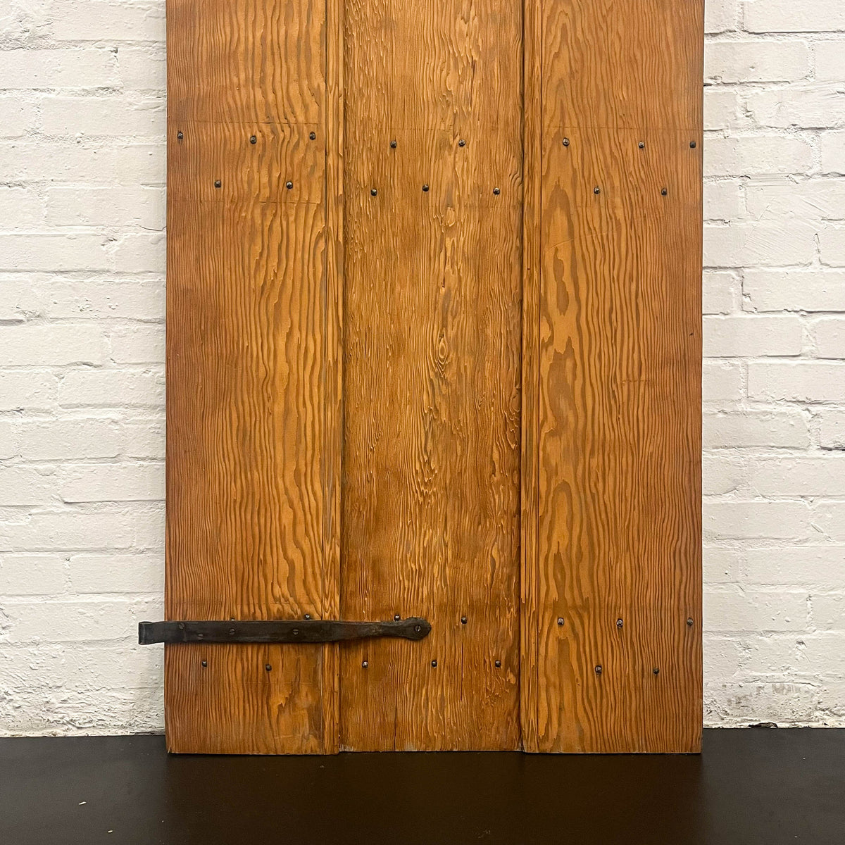 Antique Victorian Pine Latch Door - 184cm x 83cm | The Architectural Forum