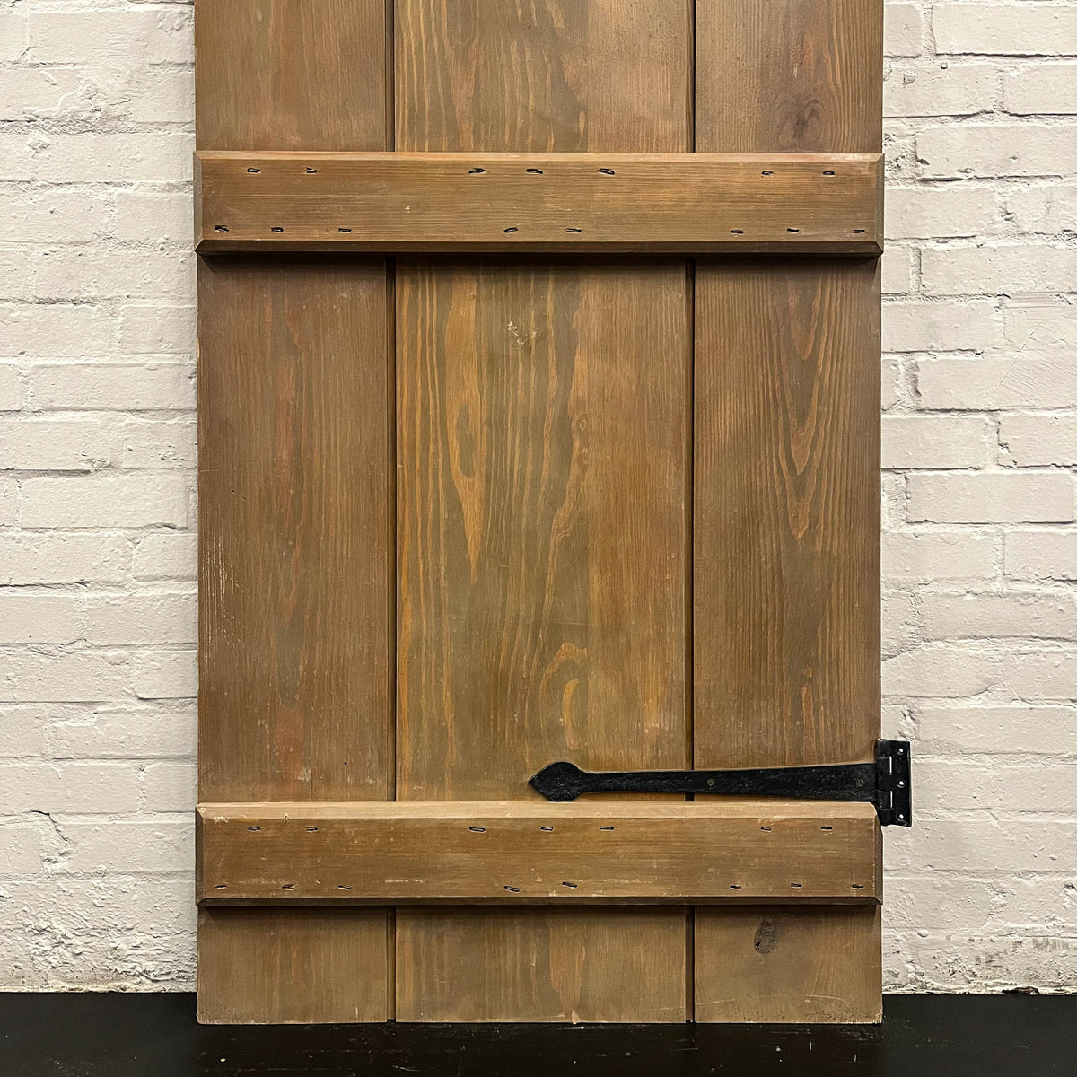 Antique Victorian Pine Latch Door - 193.5cm x 83cm | The Architectural Forum