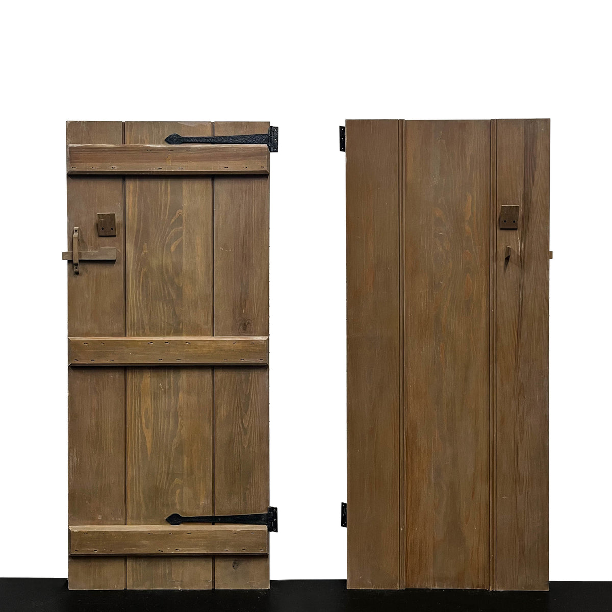 Antique Victorian Pine Latch Door - 193.5cm x 83cm | The Architectural Forum