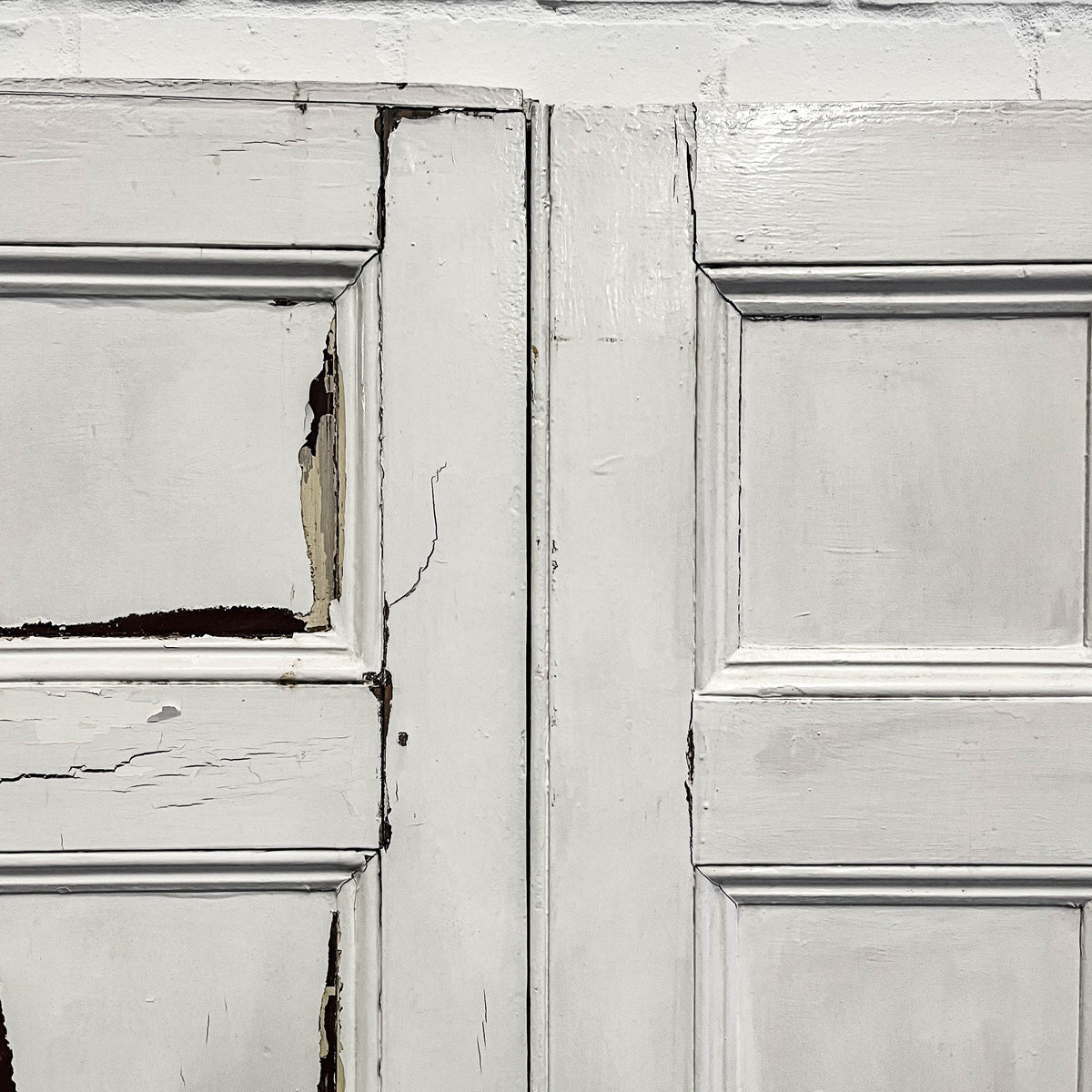 Large Victorian Pine Room Divider Doors - 243cm x 188cm | The Architectural Forum
