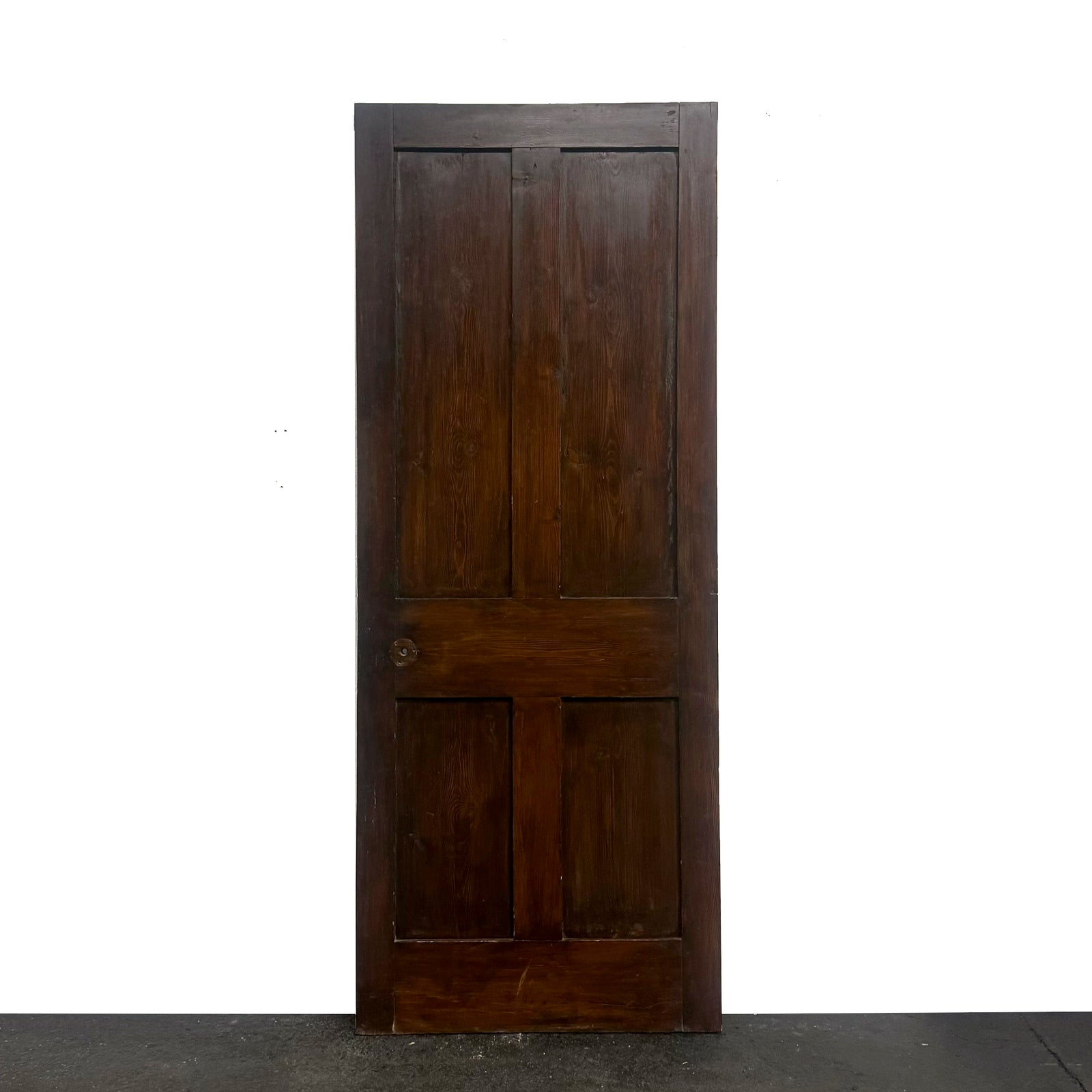 Antique Victorian Pine Door - 202.5cm X 79.5cm | The Architectural Forum