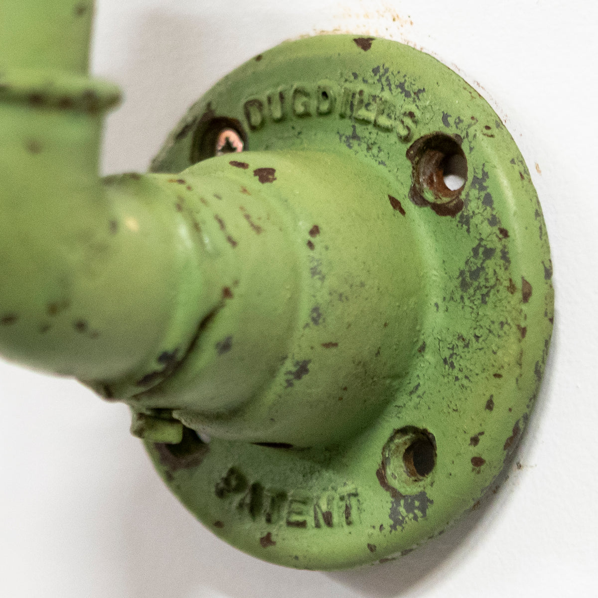 Vintage Industrial Dugdill Green Enamelled Light