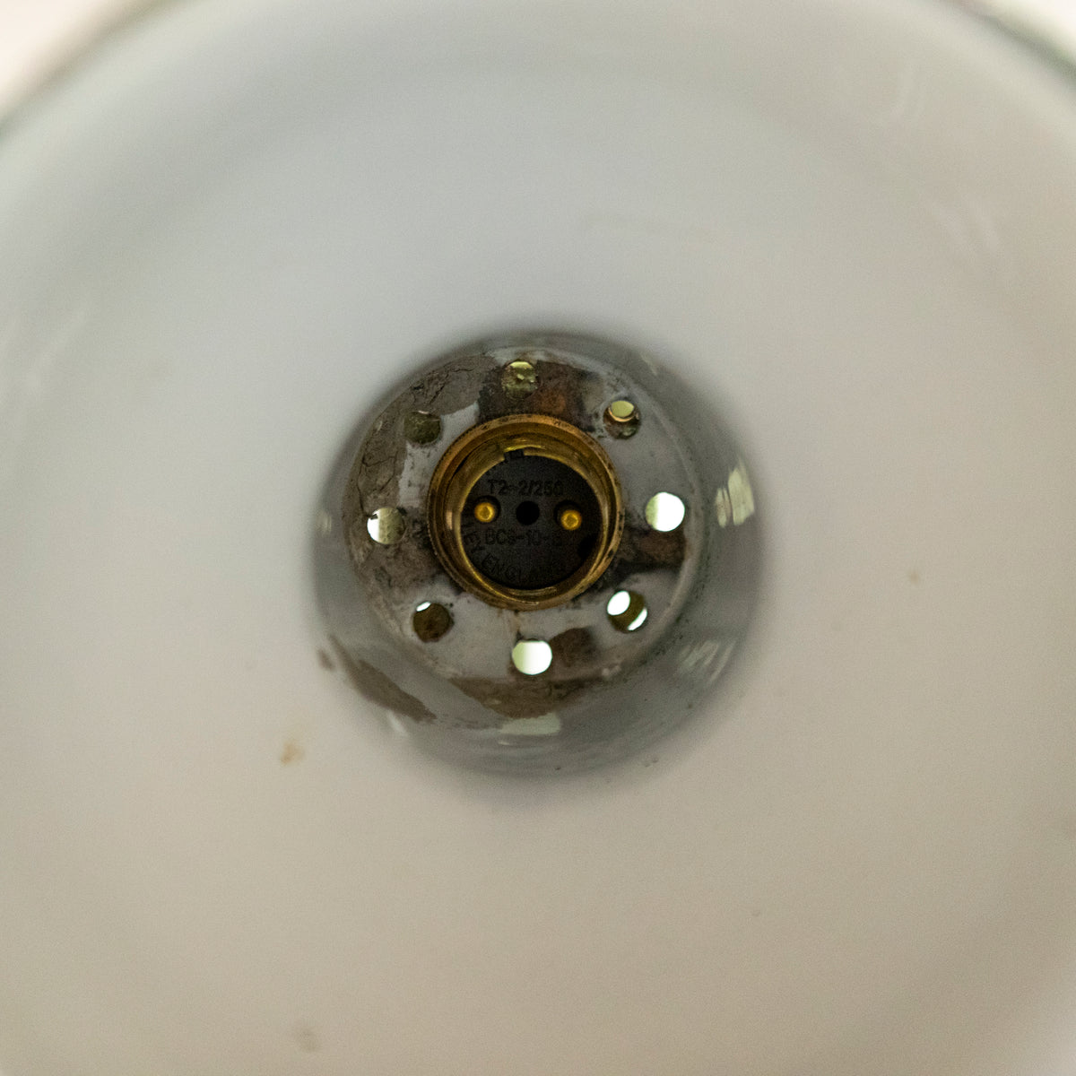 Vintage Industrial Dugdill Green Enamelled Light