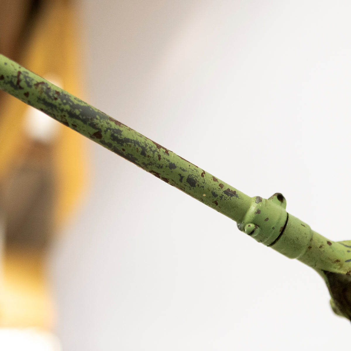 Vintage Industrial Dugdill Green Enamelled Light