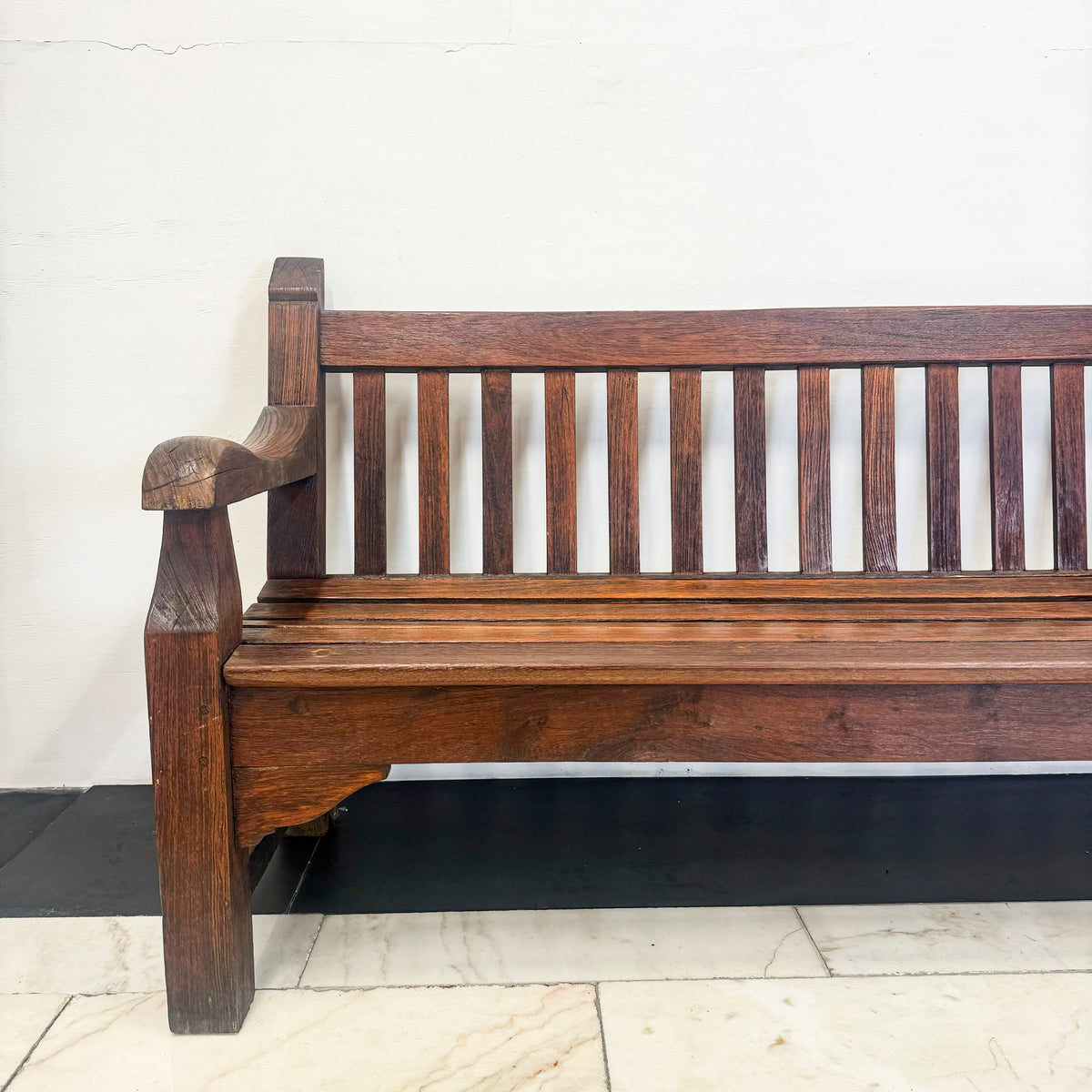 Reclaimed Teak Wooden Bench | The Architectural Forum