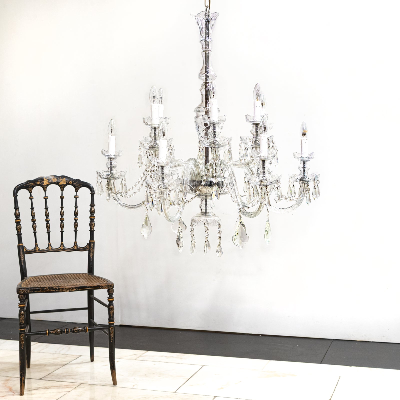 Large Antique Crystal Chandelier | Victoria Palace Theatre | The Architectural Forum