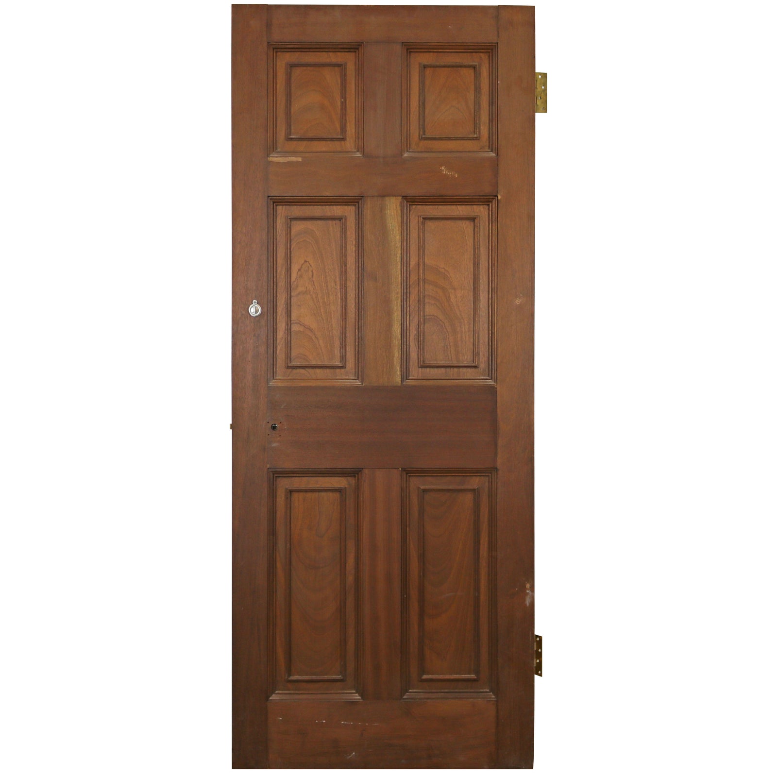 Reclaimed Mahogany Georgian Style Door - 188cm x 75.5cm | The Architectural Forum