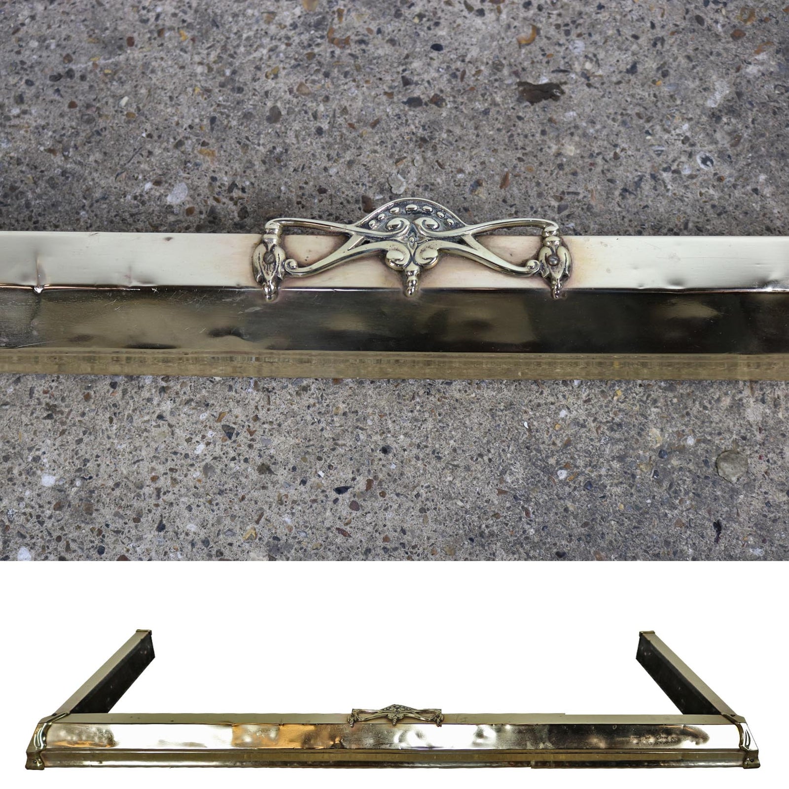 Art Nouveau Brass Fender | The Architectural Forum