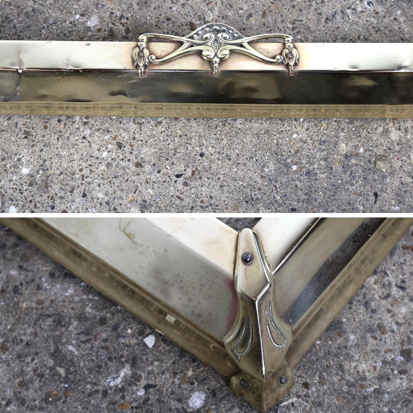 Art Nouveau Brass Fender | The Architectural Forum