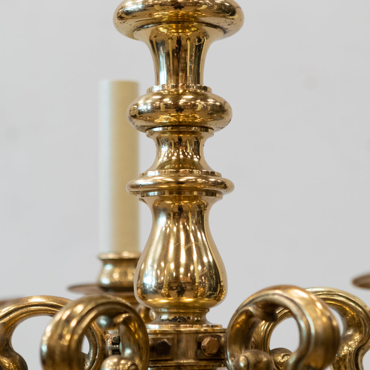 Reclaimed Dutch Style 2 Tier Brass Chandelier | 10 Arms | The Architectural Forum