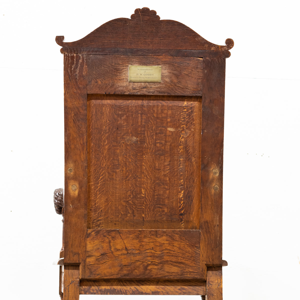 Antique Ornately Carved Wainscot Oak Chair | The Architectural Forum