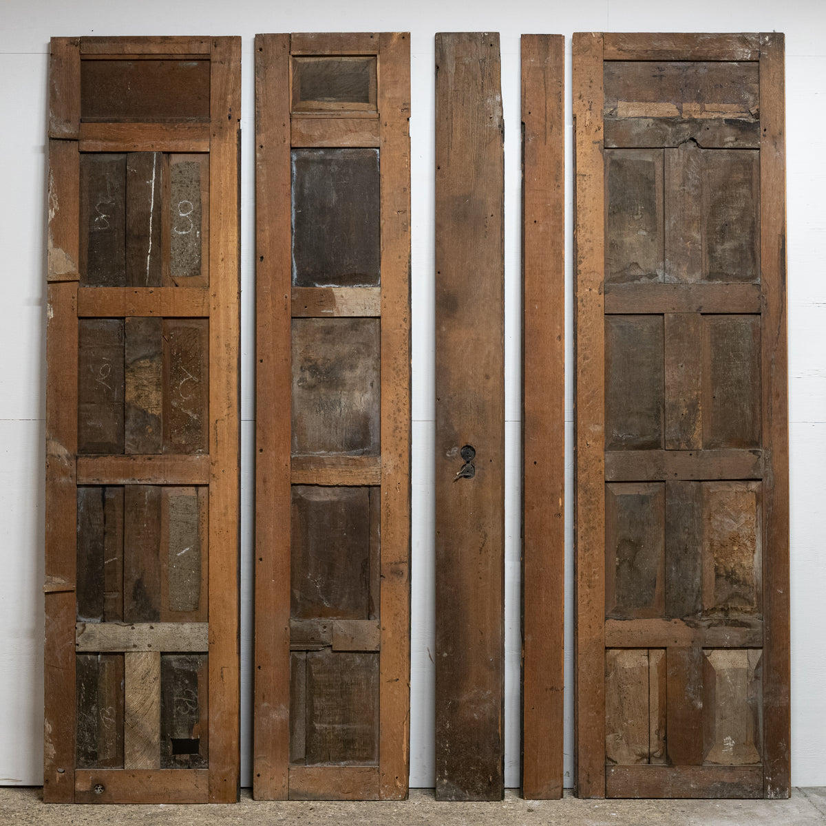 Antique Late 17th Early 18th Century Beaded Oak Panels | The Architectural Forum