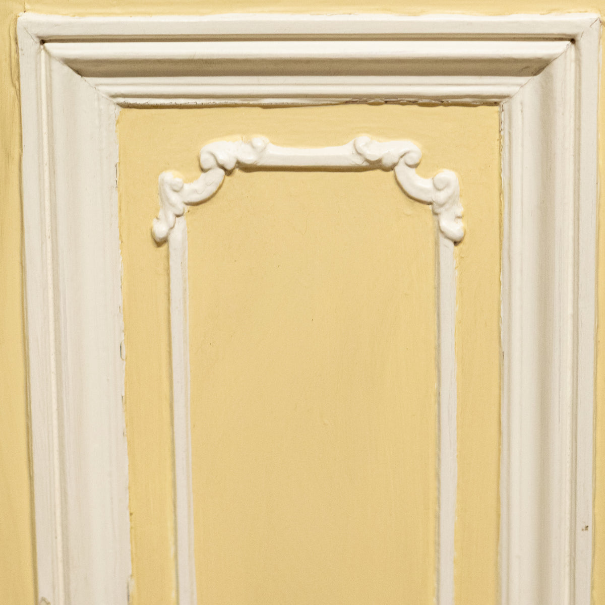 Antique Victorian 4 Panel Door with Ornate Detailing - 209cm x 91.5cm | The Architectural Forum