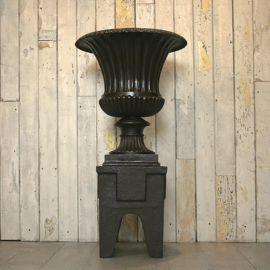 Monumental Antique Cast Iron Campagna Urn | The Architectural Forum