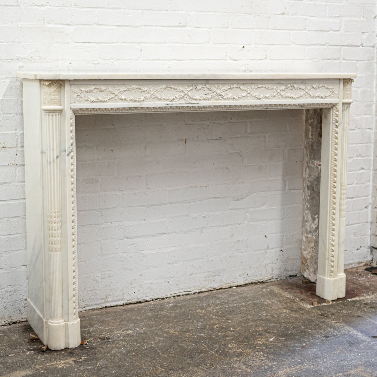 Exceptional Antique Louis XVI Style Marble Chimneypiece | The Architectural Forum