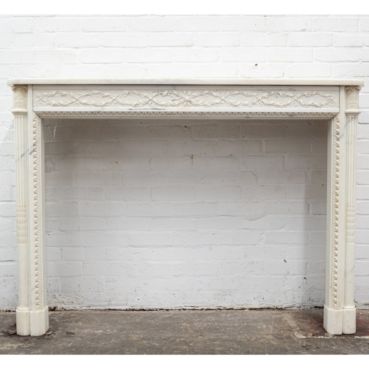 Exceptional Antique Louis XVI Style Marble Chimneypiece | The Architectural Forum