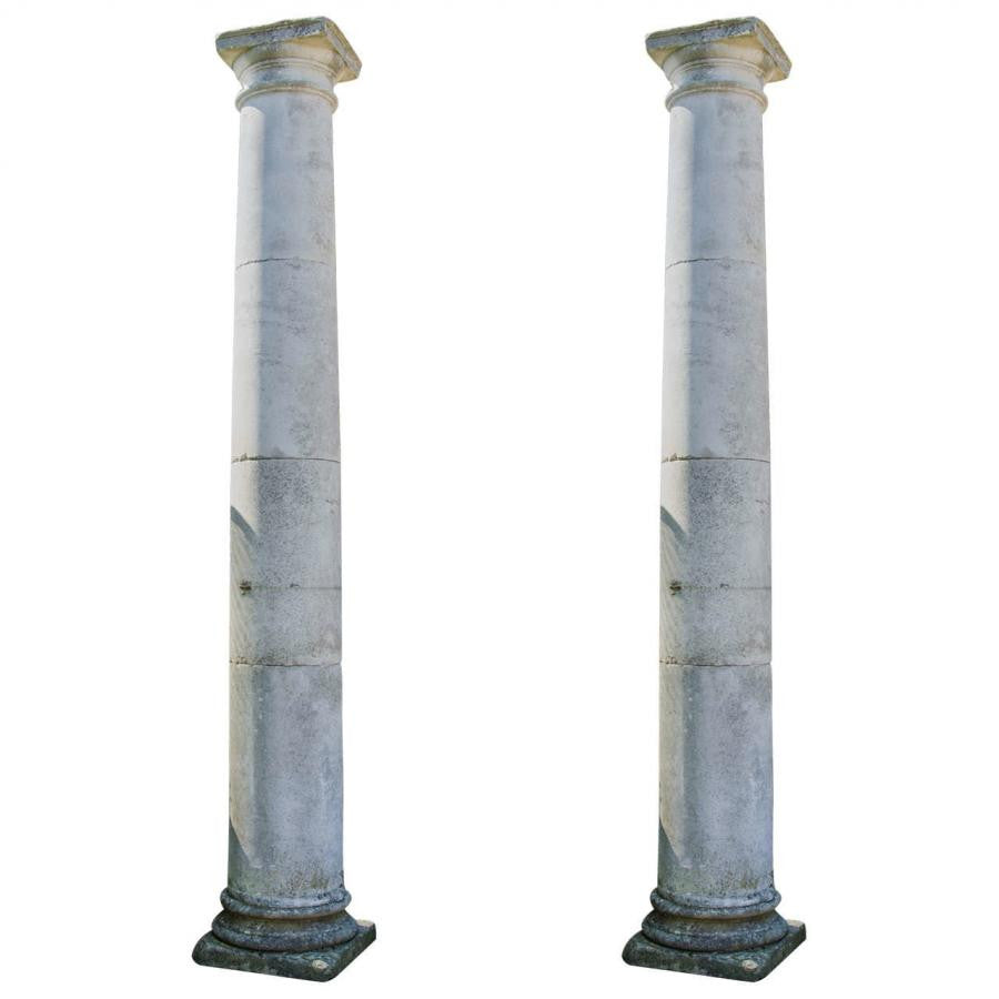 Pair of Portland Stone Columns From a London Hospital - The ...