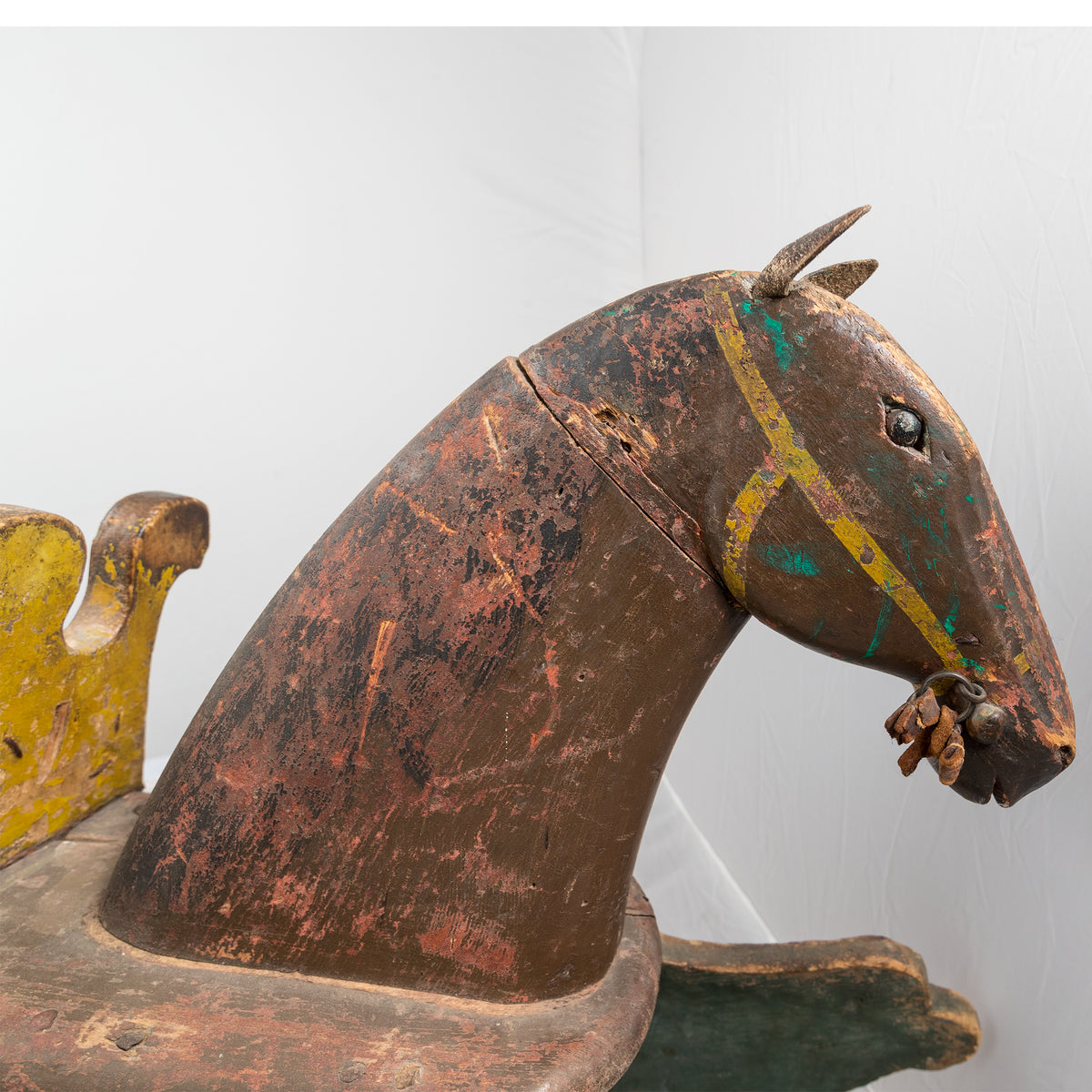 Antique Pine Children&#39;s Toy Rocking Horse | The Architectural Forum