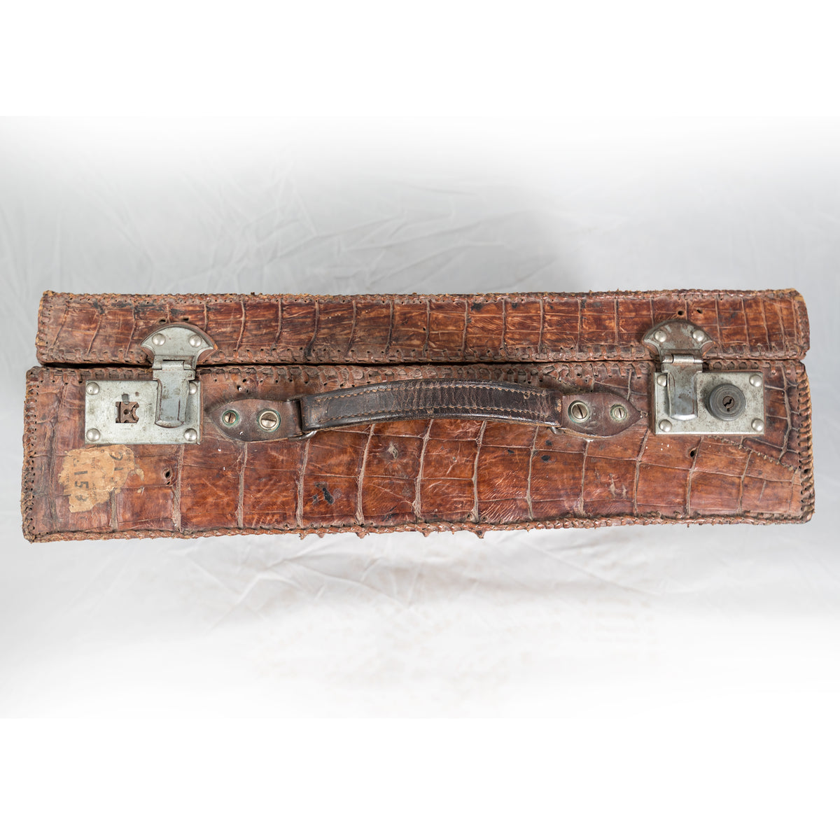 Antique Crocodile Skin Briefcase | The Architectural Forum