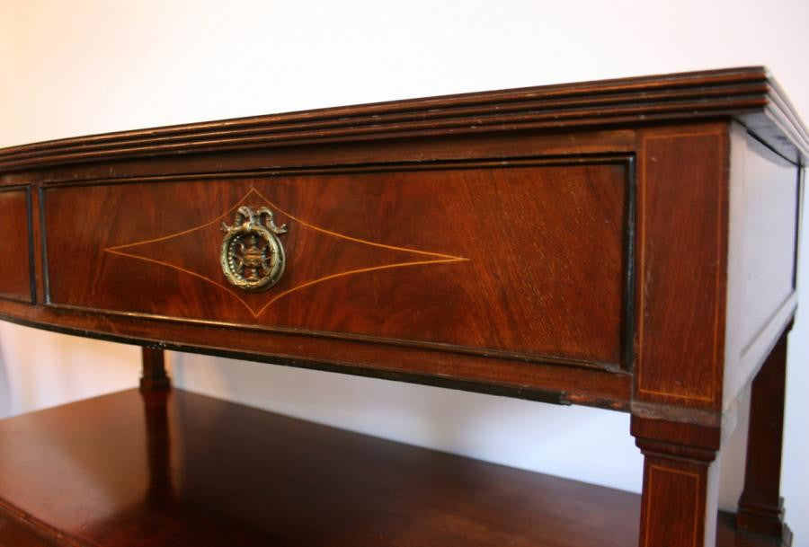 Queen Anne Style Flame Mahogany Sideboard | The Architectural Forum